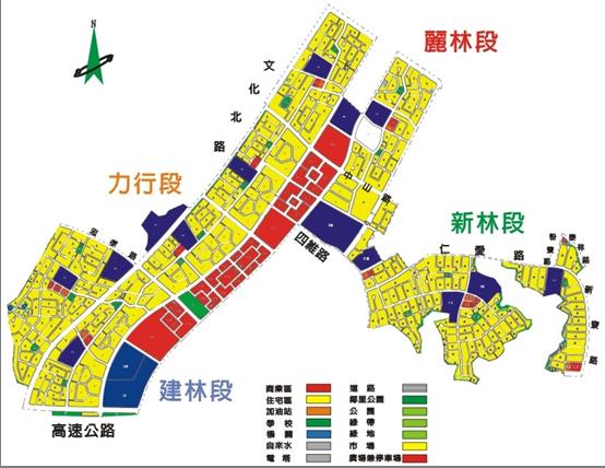 第三期三四區重劃區範圍圖